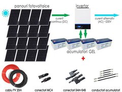 Sistem fotovoltaic cu autonomie